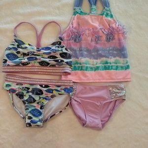 Children/girls  2, two piece swimsuits. Size M